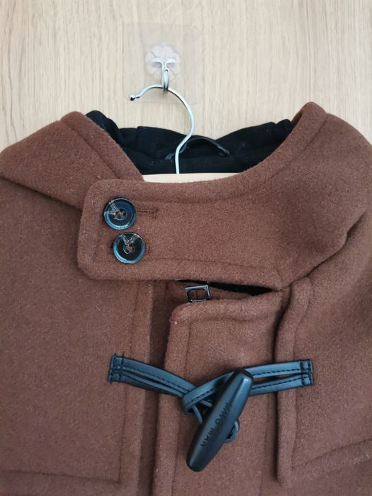 Palton/Jacheta cu gluga Mango Man XS, Lana