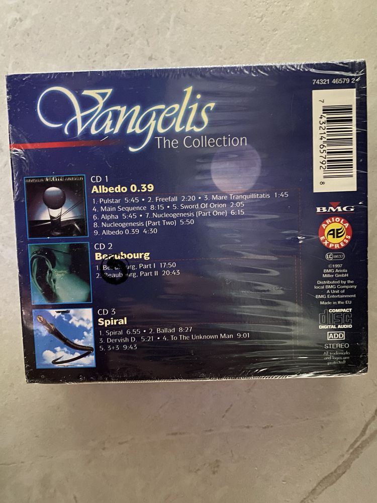 Cd-box Vangelis (3 cd-uri)