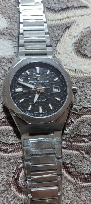 Нов часовник Pagani Design Black dial with date. Модел 2025 г.