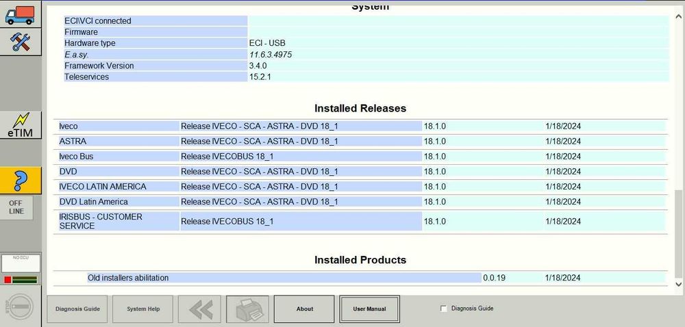 Iveco EASY 18.1 baza de date 2023 - Scheme Electrice si soft Diagnoza