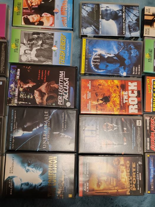 Lot 25 casete VHS filme originale