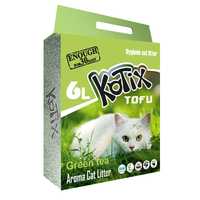 Asternut igienic pentru pisici TOFU Kotix Ceai Verde 6L, 2.5kg