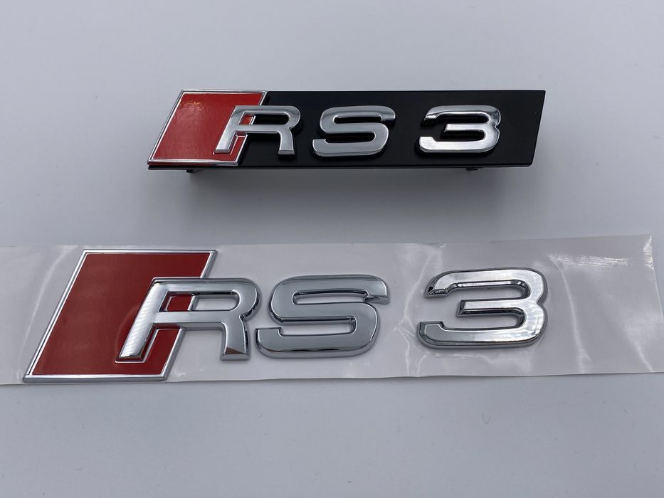 Set Embleme Audi RS3 crom