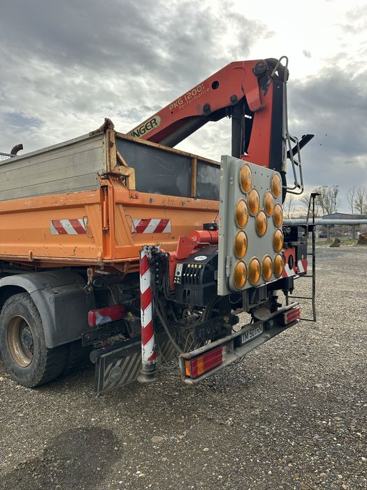 MAN TGA 18.310 4x4 bascula + macara