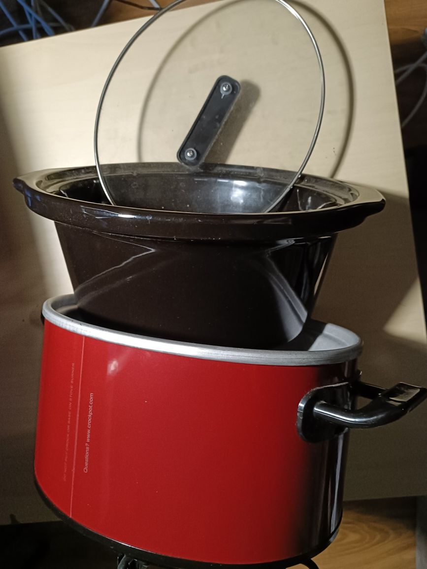 POMANA!!-Slow-Cooker Crock-Pot-Oala Minune,NOUA=3,5 l,Vas ceramic-LUX