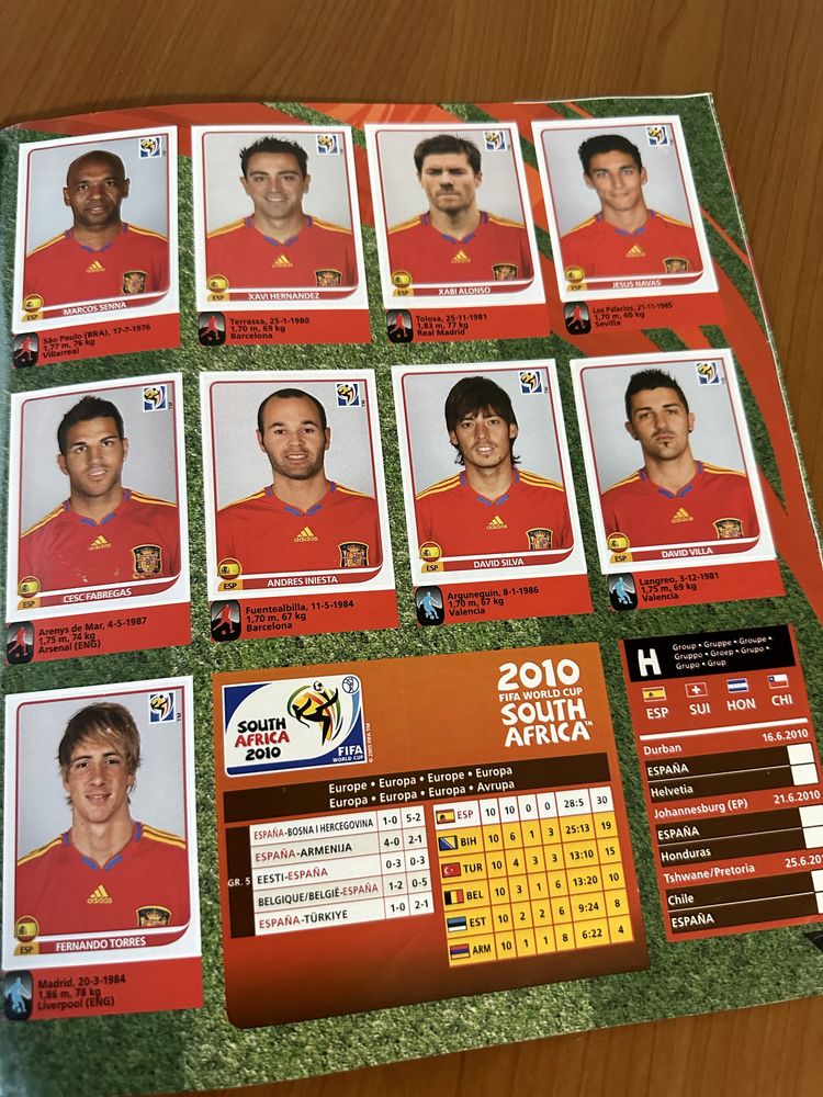 Vand album Panini World Cup 2010 complet
