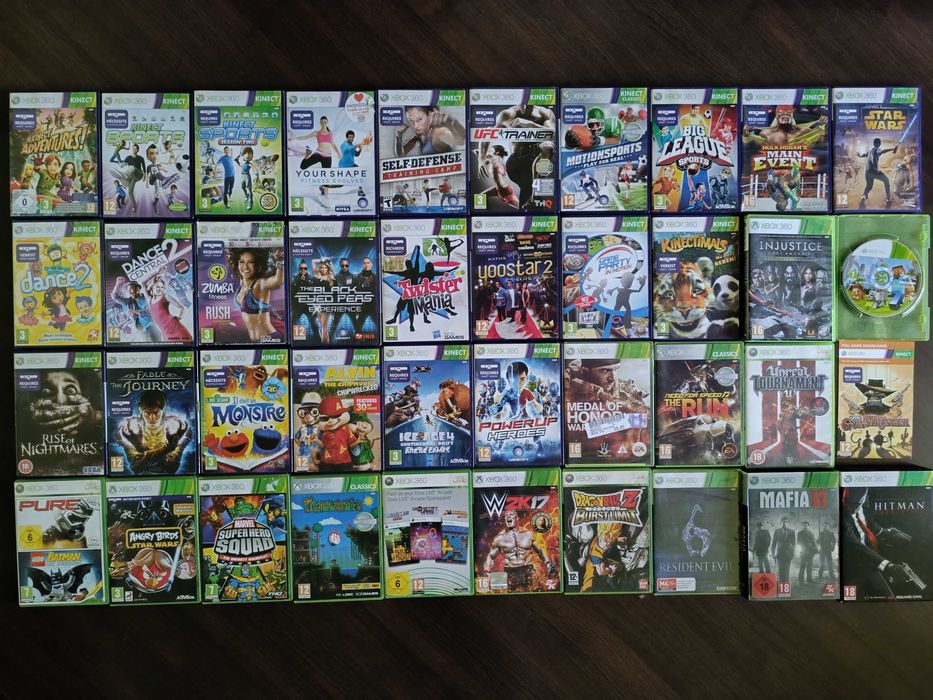 Jocuri Xbox 360 Kinect Sports Dance Zumba Lego NFS Dora Injustice UFC