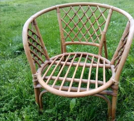 Шезлонг единичен бамбук