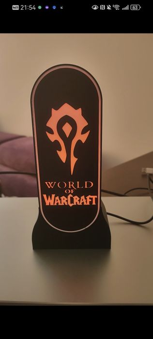 Suport casti cu lumini si telecomanda