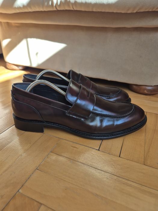 Pantofi lux Dasthon Made in Italy, (Full-Grain) - 43 (29 cm) (Îngust)