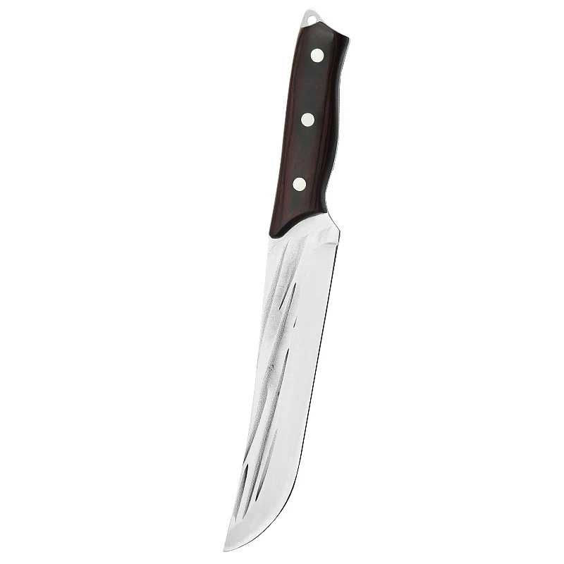 Maceta, Cutit forjat Bowie mare 30 cm, Oțel inoxidabil, teaca piele