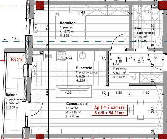 Apartament cu 2 camere, finisat nou, zona Tineretului, TVA inclus