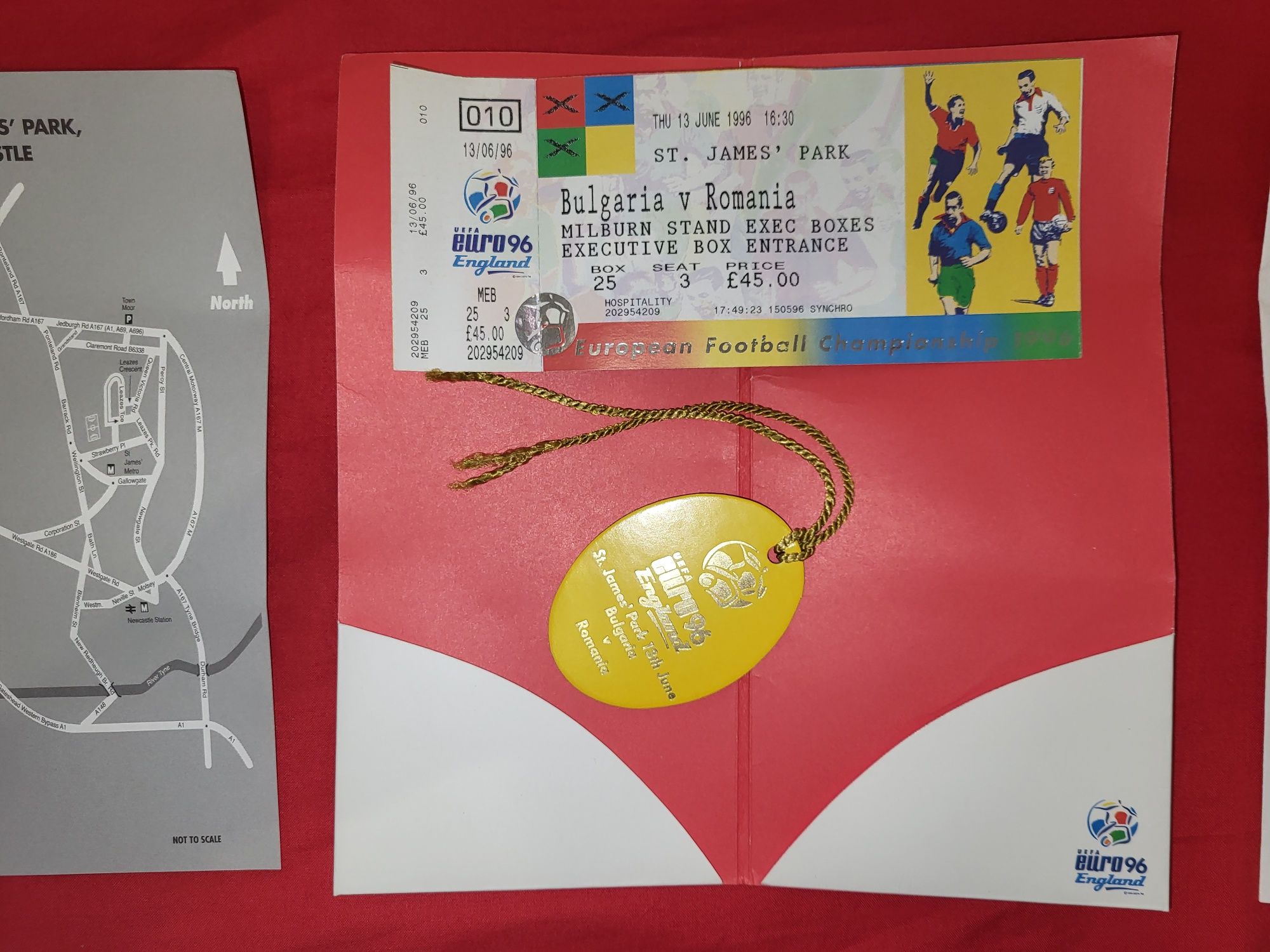 Bilete fotbal Romania-Euro 1996-Euro 2008 (pachet complet)