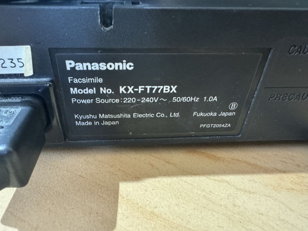 Факс Panasonic KX-FT77BX