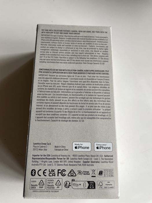 Ochelari Ray- Ban Wayfarer Meta