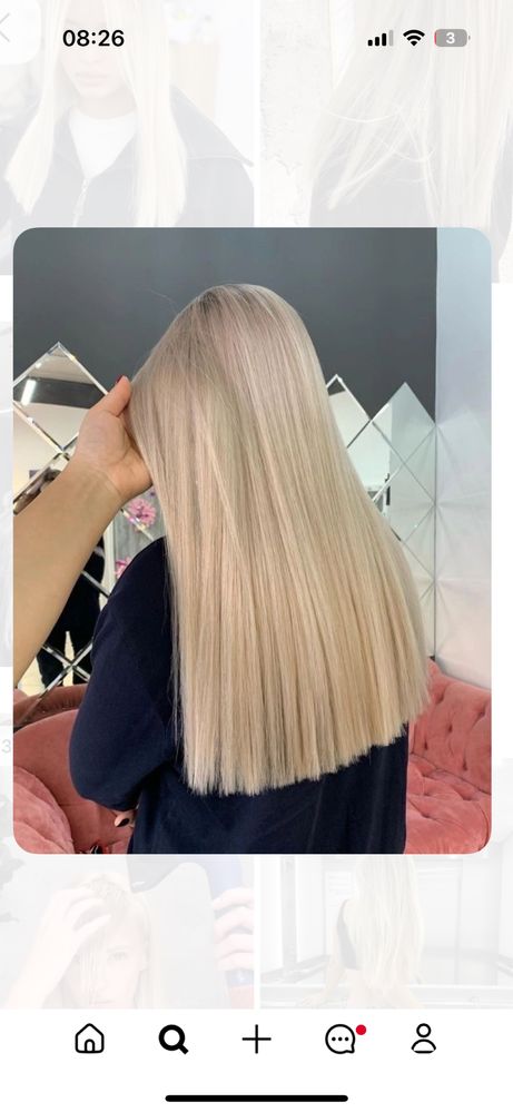 Естествена руска коса 300 гр 50 см