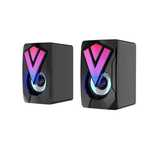 2 buc boxe LED-uri USB de Calculator Difuzoare Stereo Bass Desktop PC