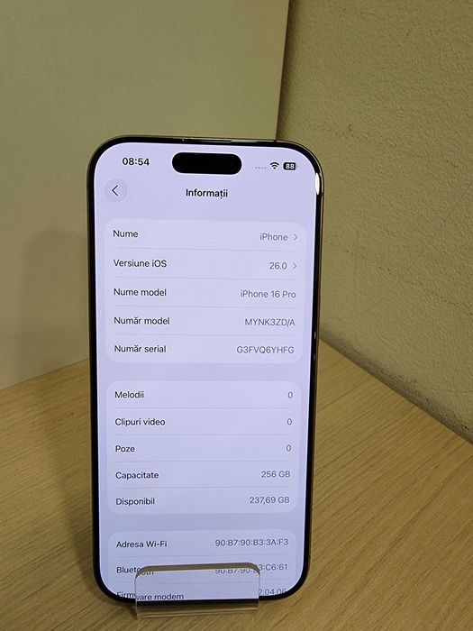 Iphone 16 Pro Desert Titanium 91% (AG27 b.47375)-Garantie 2 ani