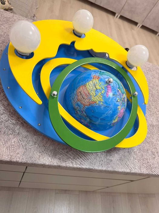 Plafoniera Copii Glob Pamantesc