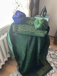 Казахская национальная одежда чапан + тюбитейка
