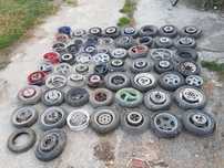 Janta Roata Roti Anvelope Disc Cauciuc Scuter Motocicleta