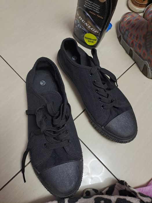 Teniși negri  unisex 39