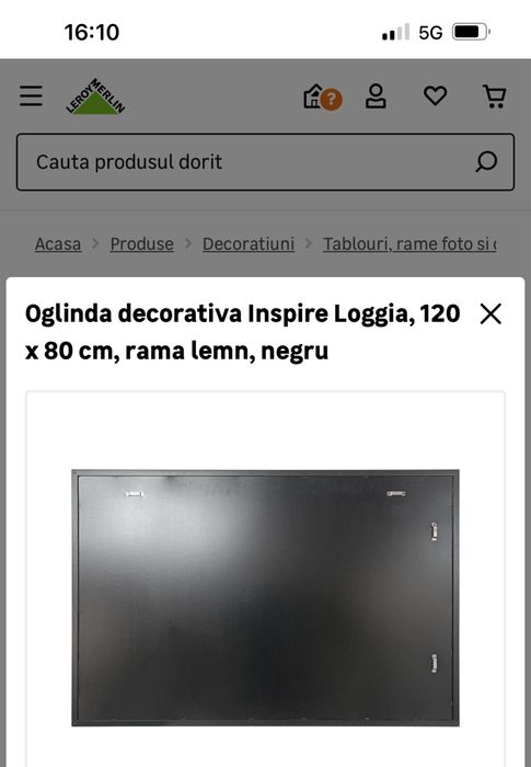 Oglinda decorativa 120x80