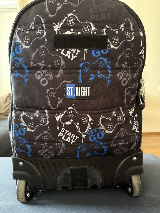 Ghiozdan troller / roti - folosit de 2 ori