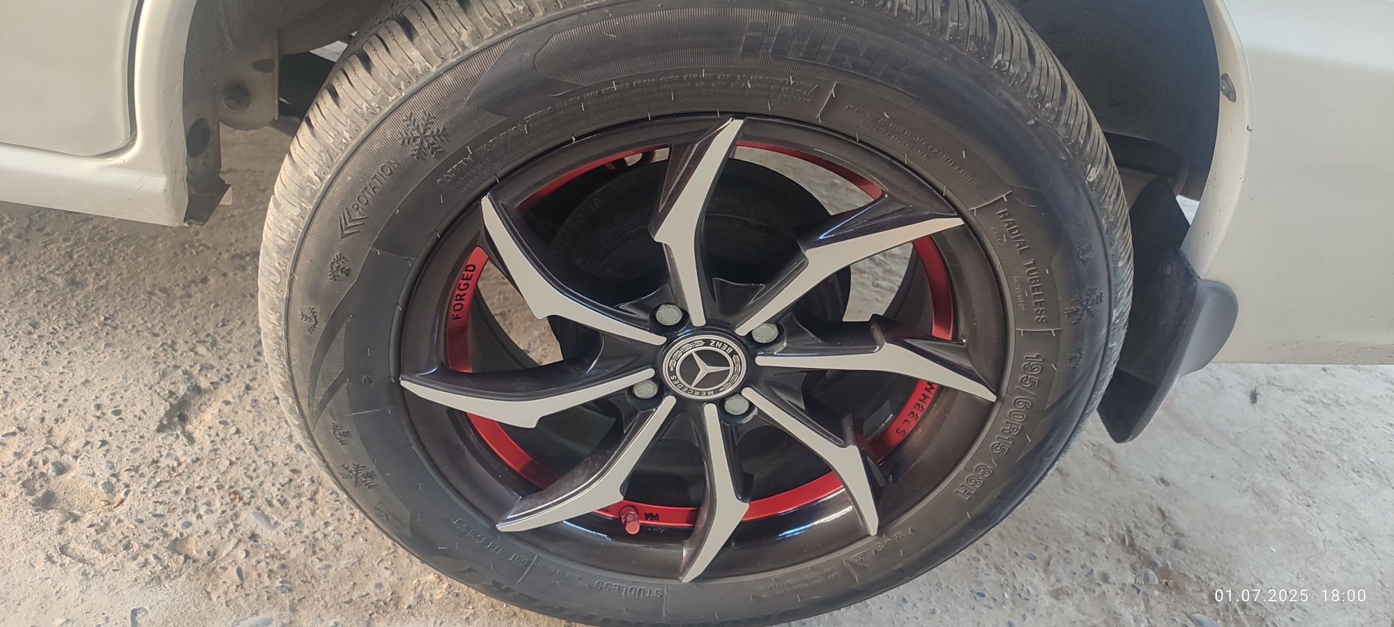 Saka diska sotiladi 195/60 R15 spark nexia 3 nexia 1/2 cobalt ga tusha