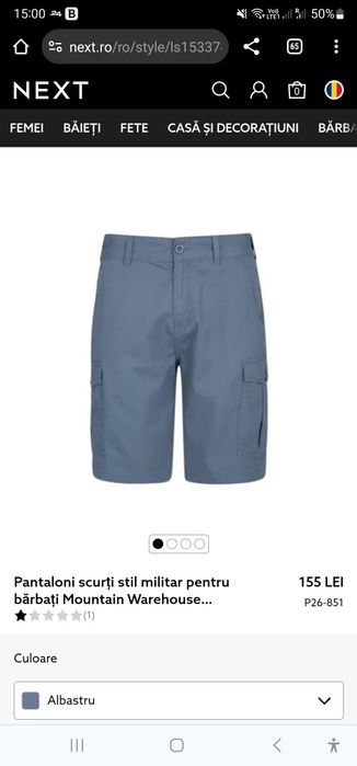 Pantaloni barbati Mountain Warehouse masura W36