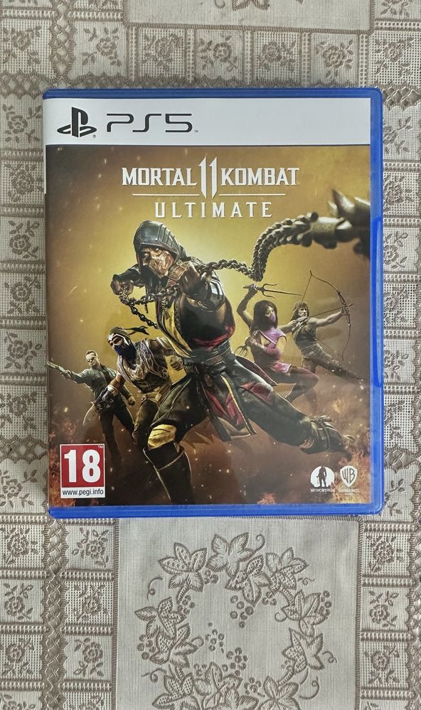 Игровой диск MK11 Ultimate(PS5)-отличное состояние,код уже использован
