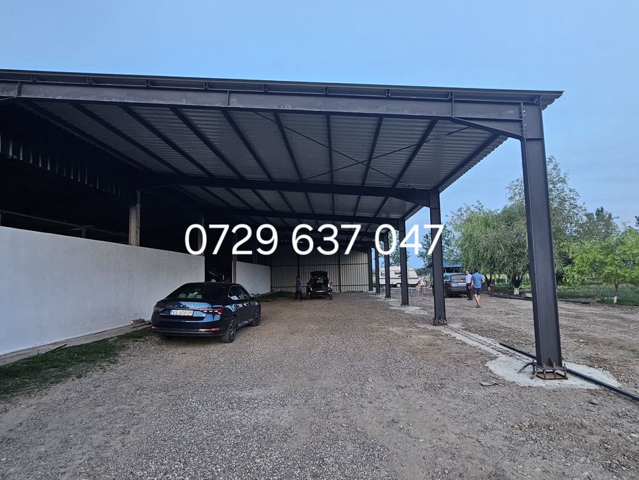 Vand hale metalice 10cu30 m hala se pode vede la falciu