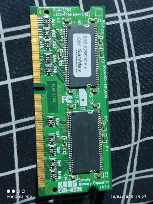 Memorie RAM 256 Korg , pa 3 , pa 2, pa 800