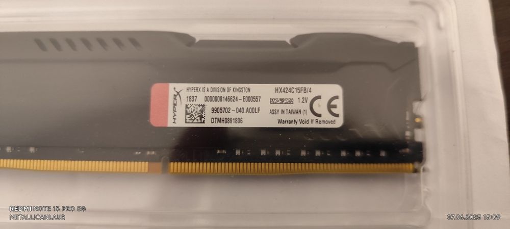 Memorie Kingston FURY Beast 4GB DDR4 2666MHz CL16