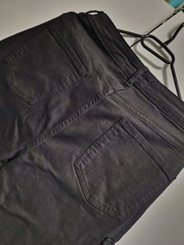 Дамски черен панталон/дънки