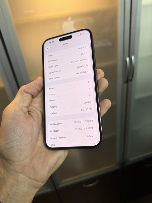 Vand Iphone 14 Pro Max 256Gb Purple