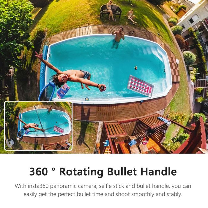 Bullet Time Bundle Kit Trepied + Selfie Stick Insta360 X X2 X3 X4 X5