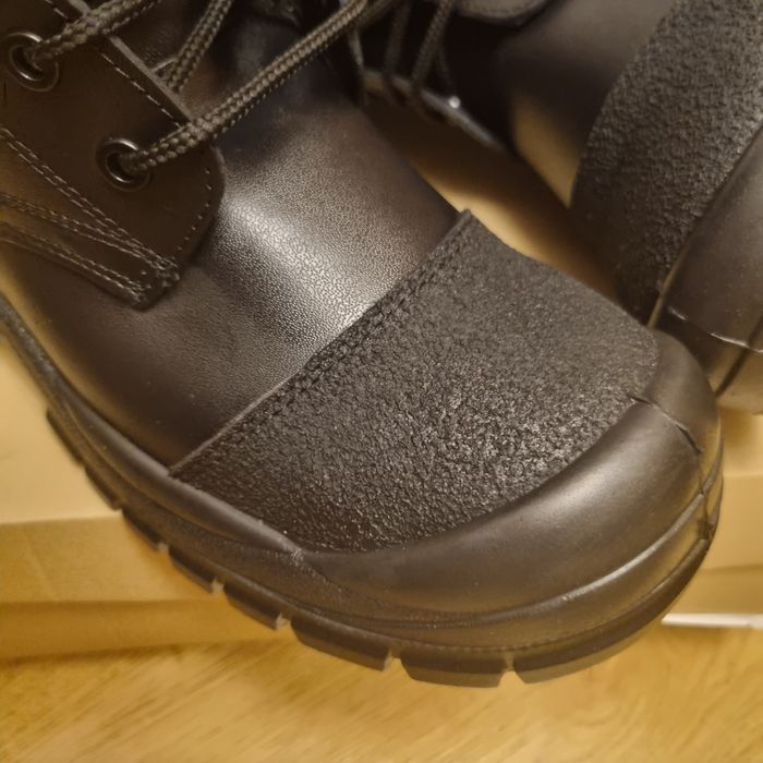 Cizme de lucru cu bombeu, piele, nr 42