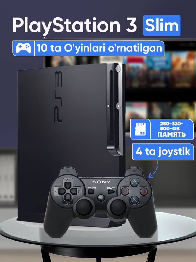 Arenda Ps3 10-15ta Top o’yinlari b/n 4 ta jostyk