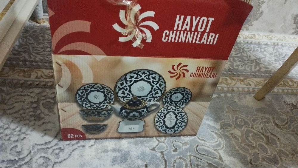 Chini idish nabor 62talik yangi ishlatilmagan
