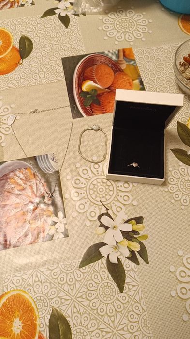 Серебряный комплект Пандора