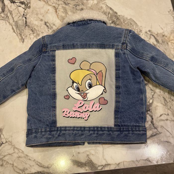 Дебело дънково яке за бебе 80 см