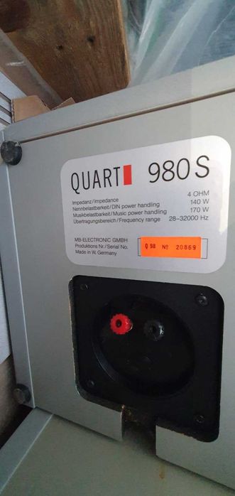Boxe MB Quart 980 S HI-END