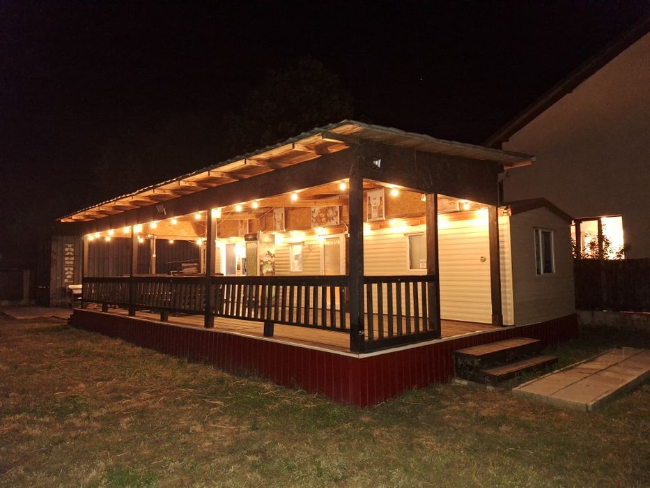 Casa tip rulota mobila, casa pe roti cu 3 camere