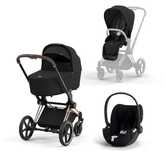 Carucior 3 in 1 - CYBEX Priam Rose Gold