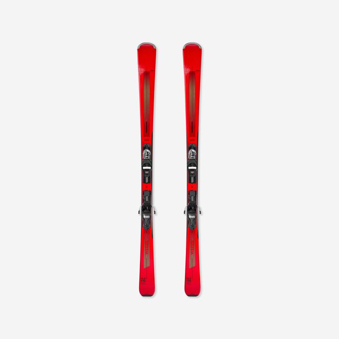 Schiuri cu legături schi alpin Boost 500 - produs resigilat Decathlon