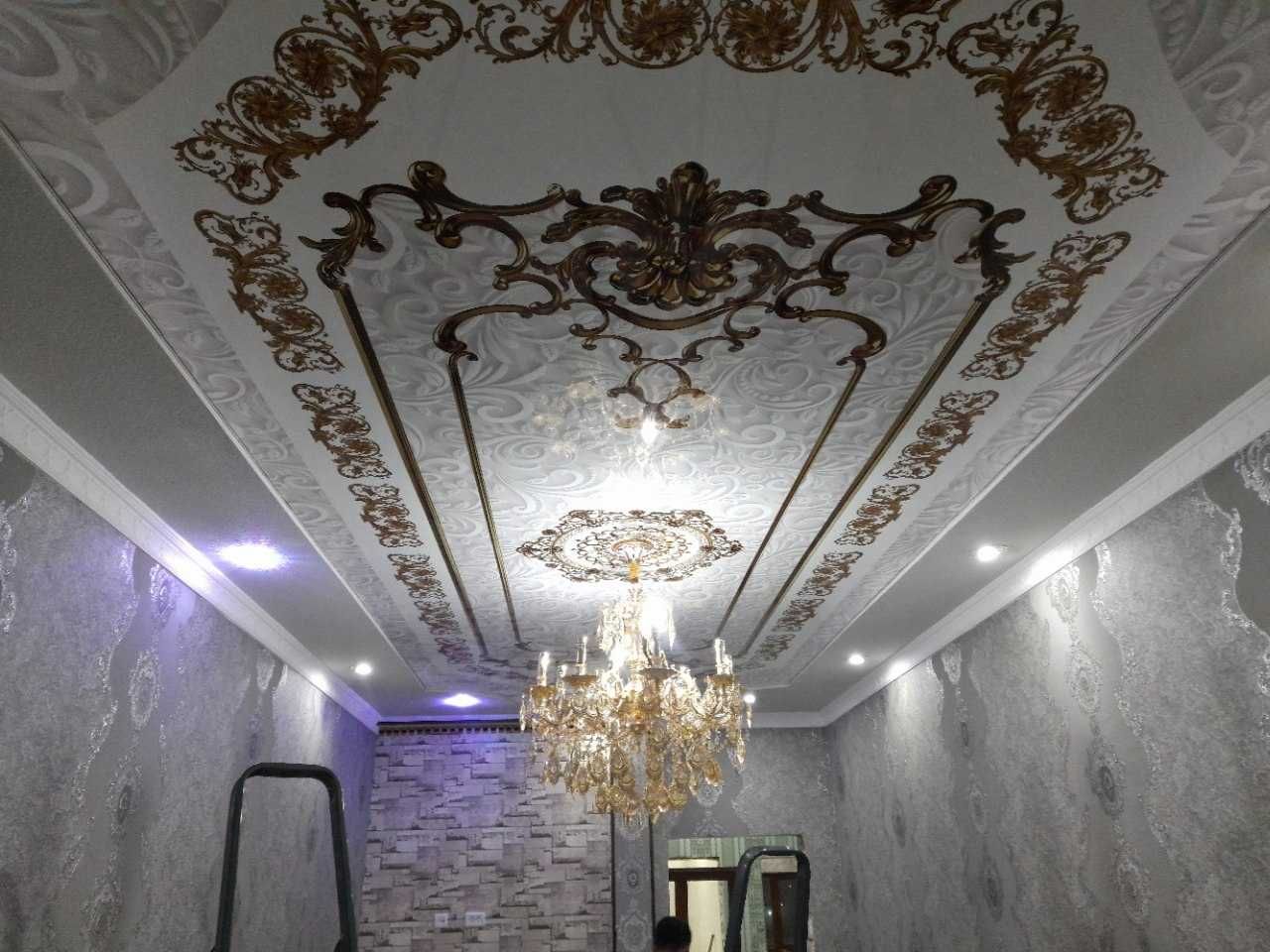 Натяжной потолок Natyajnoy patalok 3D va oddiy