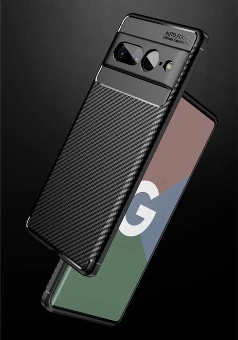Google Pixel 8 PRO - Husa Silicon Carbon Anti Soc Neagra