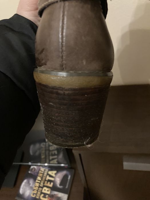 Дамски ботуши от кожа