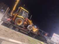 MINI TIR trasport buldoexcavator bobcat stivuitor finisor compactor 10
